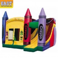 Castillo Inflable De Crayón Castillo Inflable De Crayón