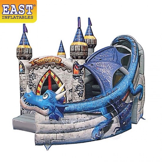Castillo Hinchable De Dragón Con Tobogán Castillo Hinchable De Dragón Con Tobogán