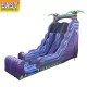 Tobogán Seco Inflable De Doble Carril De Mármol Púrpura Tobogán Seco Inflable De Doble Carril De Mármol Púrpura