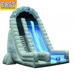 Tobogán Seco Inflable De Doble Carril Roaring River Tobogán Seco Inflable De Doble Carril Roaring River