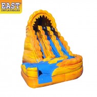 Tobogan De Agua Inflable De La Curva Tobogan De Agua Inflable De La Curva