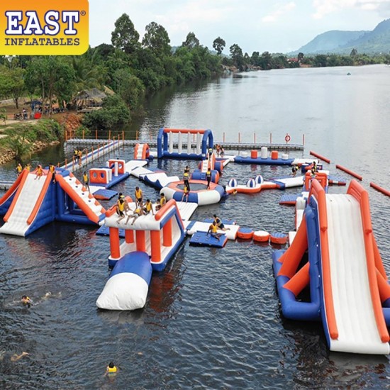 Carrera De Obstáculos De Agua Inflable