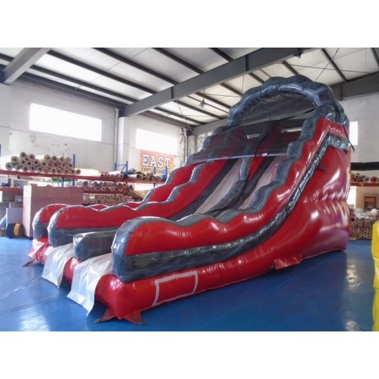 Tobogán Seco De Magma Líquido Inflable De 22 Pies