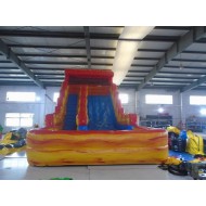 Tobogan Acuatico Inflable De Fuego Y Hielo Tobogan Acuatico Inflable De Fuego Y Hielo