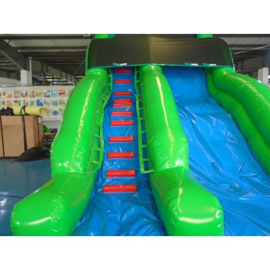 Tobogan Acuatico Inflable Verde