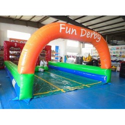 Derby Inflable 3 Carril