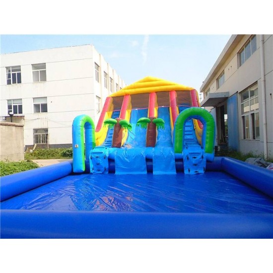 Tobogán De Piscina Inflable